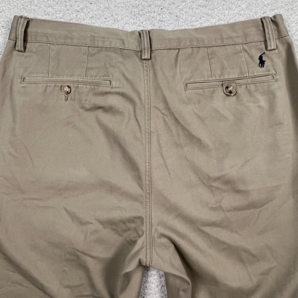Polo Ralph Lauren Pants Men 34x31 Classic Fit The‎ Polo Chino Twill Khaki Pony - Picture 14 of 15